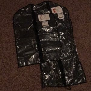 3 long and 3 short costume or outfit garment bags